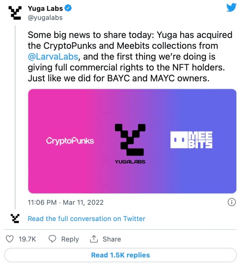 yuga labs buys crypto punks